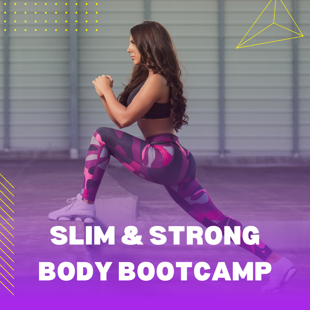 Fit woman doing a lunge